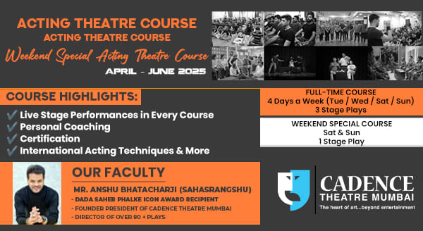 3-Month Advanced Level Play-Oriented Certified Acting & Theatre Course